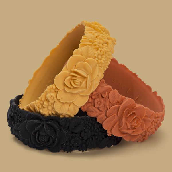 O bracelet flower big