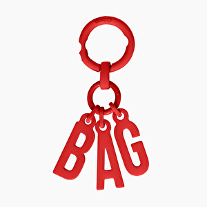 Key ring red plastic O bag - O bag