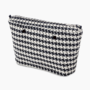 Innenbeutel O bag urban aus Gewebe mit Hahnentrittmuster - O bag