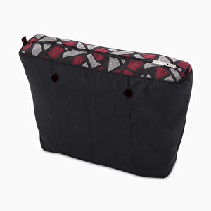 Innenbeutel O bag urban aus Lurex-Gewebe mit Jacquard-Muster - O bag