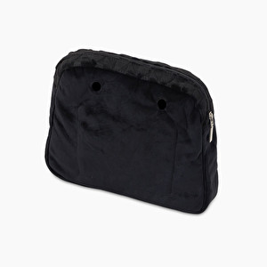 Innenbeutel O bag reverse aus Samt mit geometrischem Print - O bag