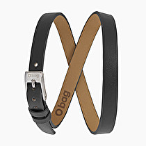 Strap synthetic fabric hammered double round O click shift | O bag