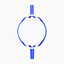 Bracelet active bleu maya O clock time | O bag