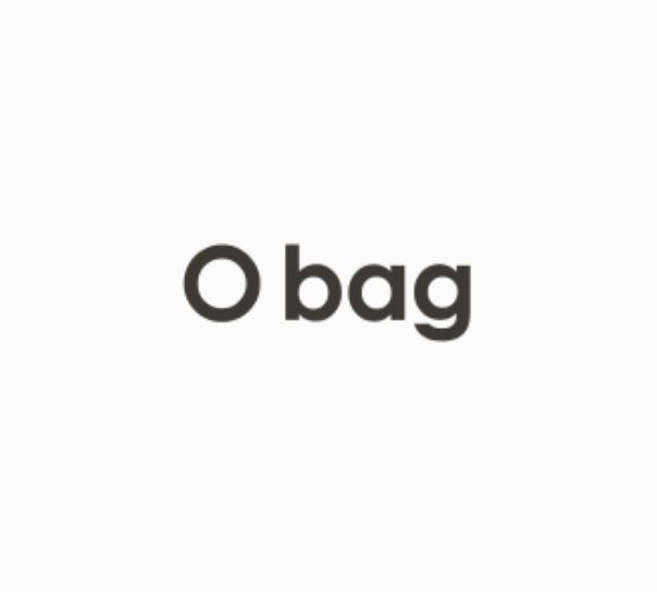 O bag glam total white with shoulder strap